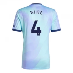 Fotbalové Dresy White #4 Arsenal FC 2024-25 Alternativní Dres Mužské