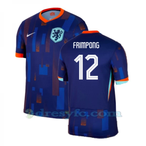 Frimpong #12 Fotbalové Dresy Holandsko Mistrovství Evropy 2024 Venkovní Dres Mužské