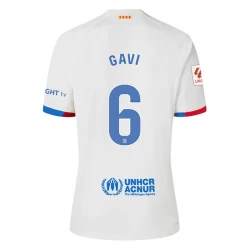 Gavi #6 Fotbalové Dresy FC Barcelona 2023-24 Venkovní Dres Mužské