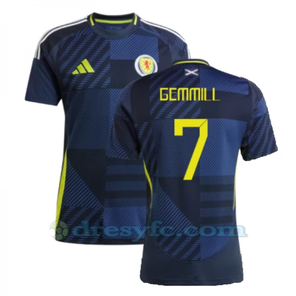 Gemmill #7 Fotbalové Dresy Skotsko Mistrovství Evropy 2024 Domácí Dres Mužské