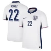 Gomez #22 Fotbalové Dresy Anglie Mistrovství Evropy 2024 Domácí Dres Mužské