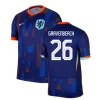 Gravenberch #26 Fotbalové Dresy Holandsko Mistrovství Evropy 2024 Venkovní Dres Mužské