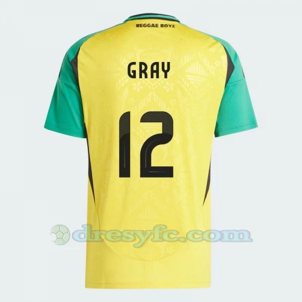 Gray #12 Fotbalové Dresy Jamajka Copa America 2024 Domácí Dres Mužské