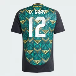 Gray #12 Fotbalové Dresy Jamajka Copa America 2024 Venkovní Dres Mužské