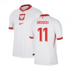 Grosicki #11 Fotbalové Dresy Polsko Mistrovství Evropy 2024 Domácí Dres Mužské