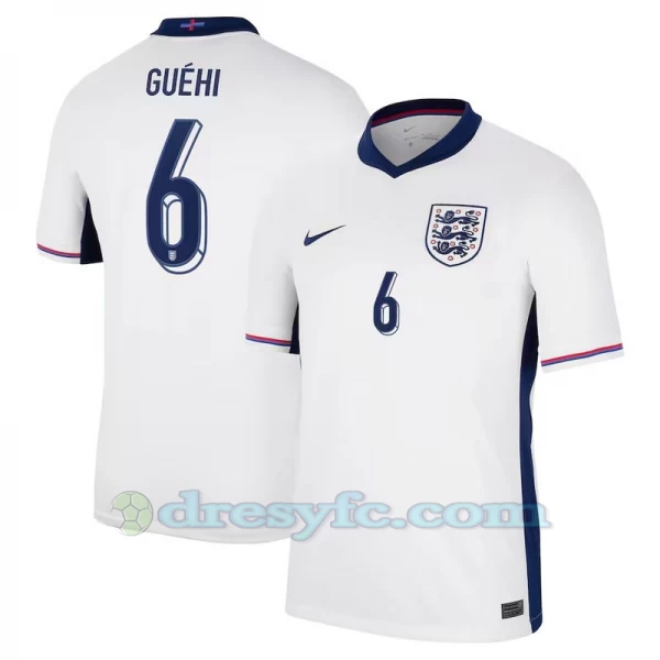 Guehi #6 Fotbalové Dresy Anglie Mistrovství Evropy 2024 Domácí Dres Mužské