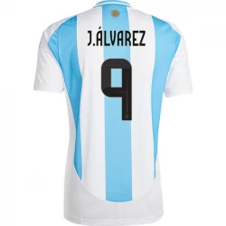 J. Alvarez #9 Fotbalové Dresy Argentina Copa America 2024 Domácí Dres Mužské