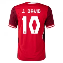 J. David #10 Fotbalové Dresy Kanada Copa America 2024 Domácí Dres Mužské