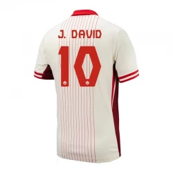 J. David #10 Fotbalové Dresy Kanada Copa America 2024 Venkovní Dres Mužské