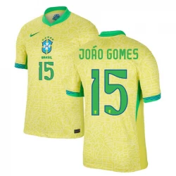 Joao Gomes #15 Fotbalové Dresy Brazílie Copa America 2024 Domácí Dres Mužské