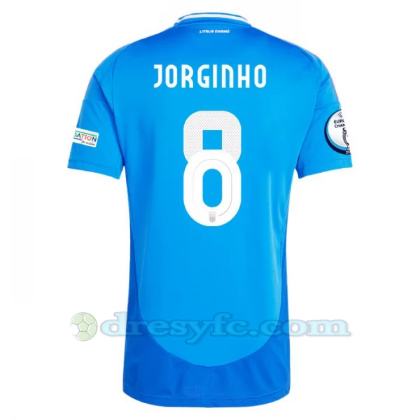 Jorginho #8 Fotbalové Dresy Itálie Mistrovství Evropy 2024 Domácí Dres Mužské