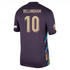 Jude Bellingham #10 Fotbalové Dresy Anglie Mistrovství Evropy 2024 Venkovní Dres Mužské