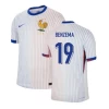 Karim Benzema #19 Fotbalové Dresy Francie Mistrovství Evropy 2024 Venkovní Dres Mužské
