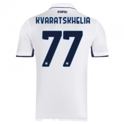 Khvicha Kvaratskhelia #77 Fotbalové Dresy SSC Napoli 2024-25 Venkovní Dres Mužské