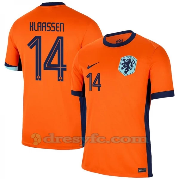 Klaassen #14 Fotbalové Dresy Holandsko Mistrovství Evropy 2024 Domácí Dres Mužské