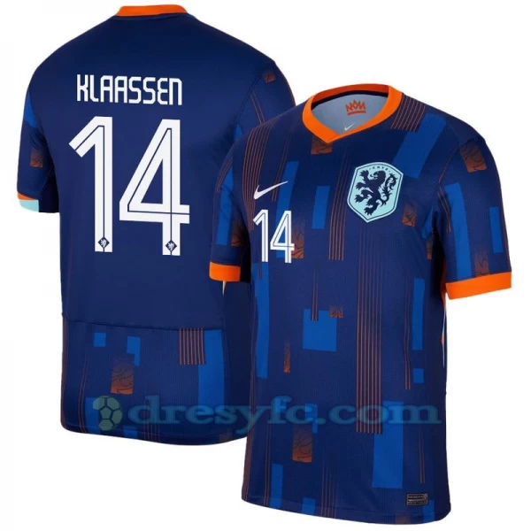Klaassen #14 Fotbalové Dresy Holandsko Mistrovství Evropy 2024 Venkovní Dres Mužské