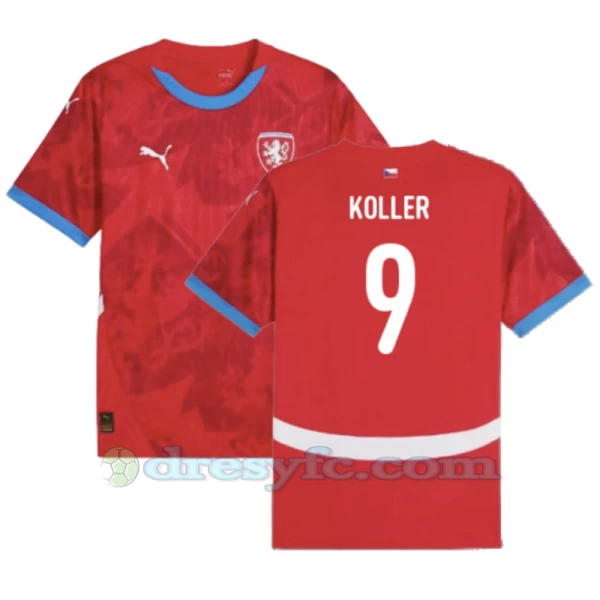 Koller #9 Fotbalové Dresy Česká Republika Mistrovství Evropy 2024 Domácí Dres Mužské