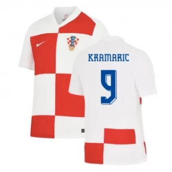 Kramaric #9 Fotbalové Dresy Chorvatsko Mistrovství Evropy 2024 Domácí Dres Mužské