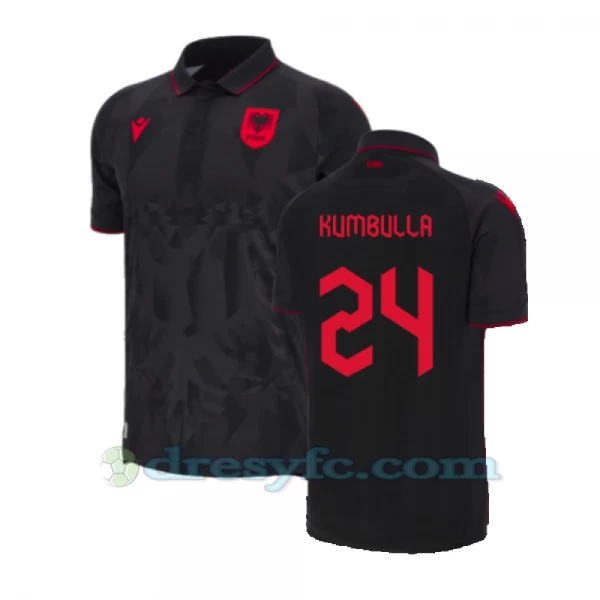 Kumbulla #24 Fotbalové Dresy Albánie Mistrovství Evropy 2024 Alternativní Dres Mužské