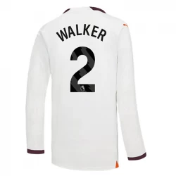 Kyle Walker #2 Fotbalové Dresy Manchester City 2023-24 Venkovní Dres Mužské Dlouhý Rukáv