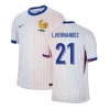 L. Hernandez #21 Fotbalové Dresy Francie Mistrovství Evropy 2024 Venkovní Dres Mužské