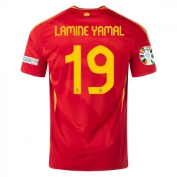 Lamine Yamal #19 Fotbalové Dresy Španělsko Mistrovství Evropy 2024 Domácí Dres Mužské