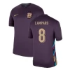 Lampard #8 Fotbalové Dresy Anglie Mistrovství Evropy 2024 Venkovní Dres Mužské