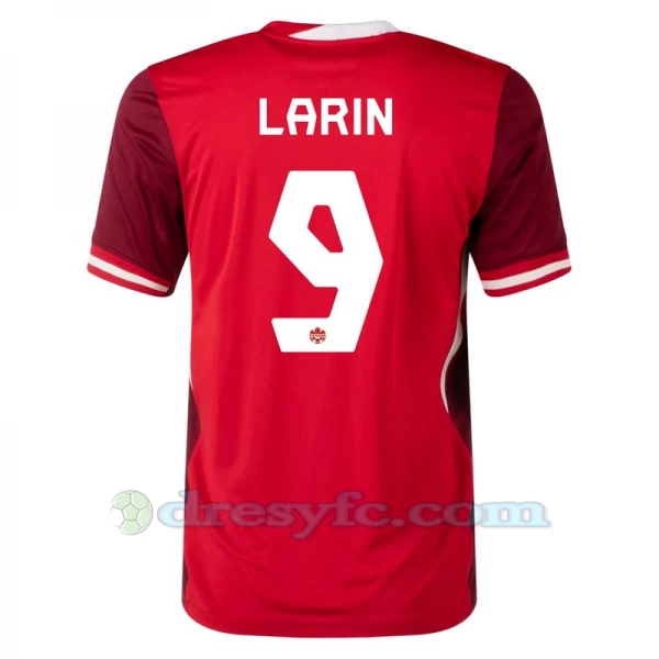 Larin #9 Fotbalové Dresy Kanada Copa America 2024 Domácí Dres Mužské