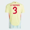 Le Normand #3 Fotbalové Dresy Španělsko Mistrovství Evropy 2024 Venkovní Dres Mužské