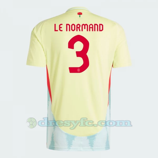 Le Normand #3 Fotbalové Dresy Španělsko Mistrovství Evropy 2024 Venkovní Dres Mužské