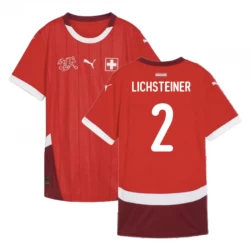 Lichsteiner #2 Fotbalové Dresy Švýcarsko Mistrovství Evropy 2024 Domácí Dres Mužské