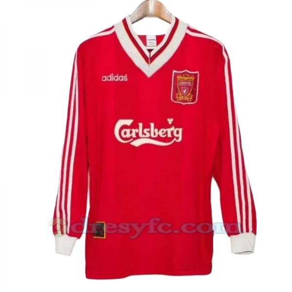 Liverpool FC Retro Dres 1995-96 Domácí Mužské Dlouhý Rukáv