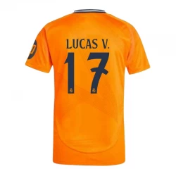 Lucas V. #17 Fotbalové Dresy Real Madrid 2024-25 HP Venkovní Dres Mužské