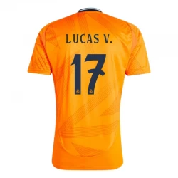 Lucas V. #17 Fotbalové Dresy Real Madrid 2024-25 Venkovní Dres Mužské