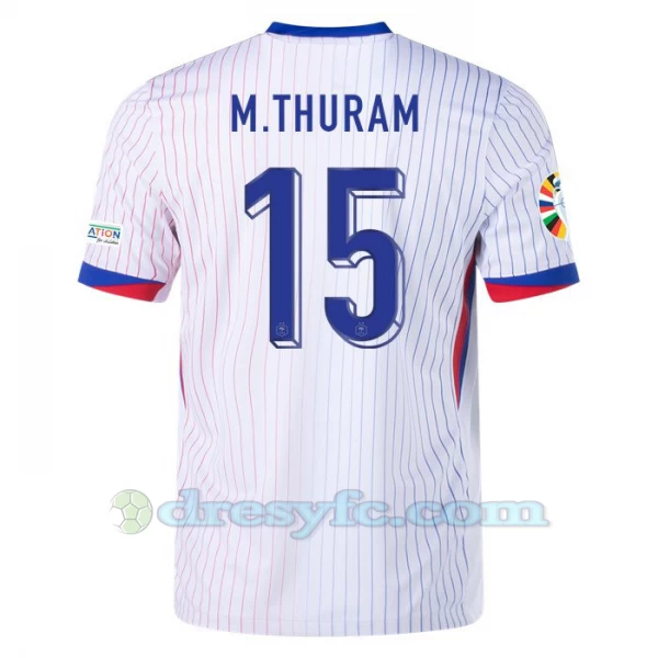 M. Thuram #15 Fotbalové Dresy Francie Mistrovství Evropy 2024 Venkovní Dres Mužské
