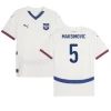 Maksimovic #5 Fotbalové Dresy Srbsko Mistrovství Evropy 2024 Venkovní Dres Mužské