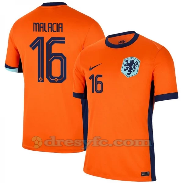 Malacia #16 Fotbalové Dresy Holandsko Mistrovství Evropy 2024 Domácí Dres Mužské