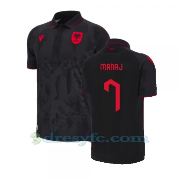 Manaj #7 Fotbalové Dresy Albánie Mistrovství Evropy 2024 Alternativní Dres Mužské
