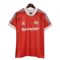 Manchester United Retro Dres 1990-91 Domácí Mužské