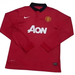 Manchester United Retro Dres 2013-14 Domácí Mužské Dlouhý Rukáv