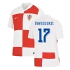 Mandzukic #17 Fotbalové Dresy Chorvatsko Mistrovství Evropy 2024 Domácí Dres Mužské