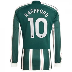 Marcus Rashford #10 Fotbalové Dresy Manchester United 2023-24 Venkovní Dres Mužské Dlouhý Rukáv