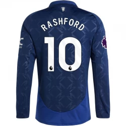 Marcus Rashford #10 Fotbalové Dresy Manchester United 2024-25 Venkovní Dres Mužské Dlouhý Rukáv