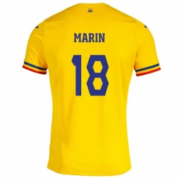 Marin #18 Fotbalové Dresy Rumunsko Mistrovství Evropy 2024 Domácí Dres Mužské