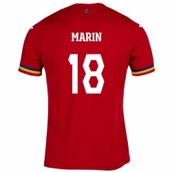 Marin #18 Fotbalové Dresy Rumunsko Mistrovství Evropy 2024 Venkovní Dres Mužské