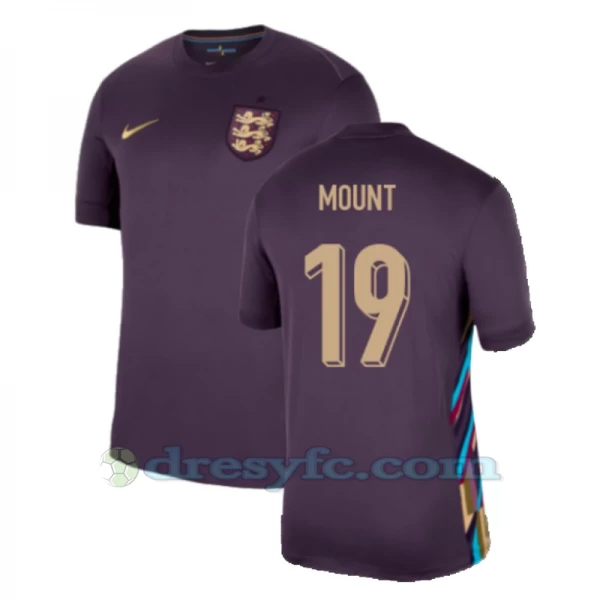 Mason Mount #19 Fotbalové Dresy Anglie Mistrovství Evropy 2024 Venkovní Dres Mužské