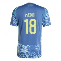 Medic #18 Fotbalové Dresy AFC Ajax Amsterdam 2024-25 Venkovní Dres Mužské