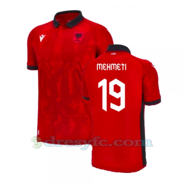 Mehmeti #19 Fotbalové Dresy Albánie Mistrovství Evropy 2024 Domácí Dres Mužské