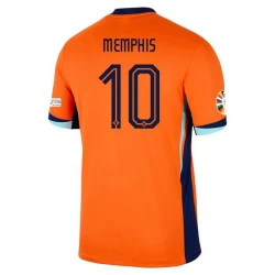 Memphis Depay #10 Fotbalové Dresy Holandsko Mistrovství Evropy 2024 Domácí Dres Mužské