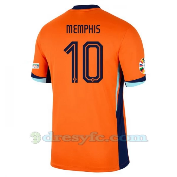 Memphis Depay #10 Fotbalové Dresy Holandsko Mistrovství Evropy 2024 Domácí Dres Mužské